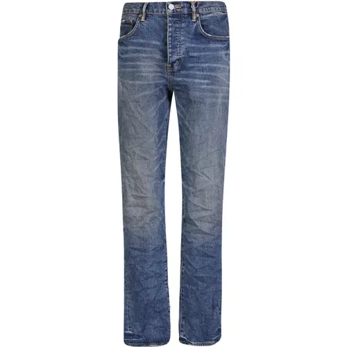 Blaue Distressed Jeans für Herren - Purple Brand - Modalova