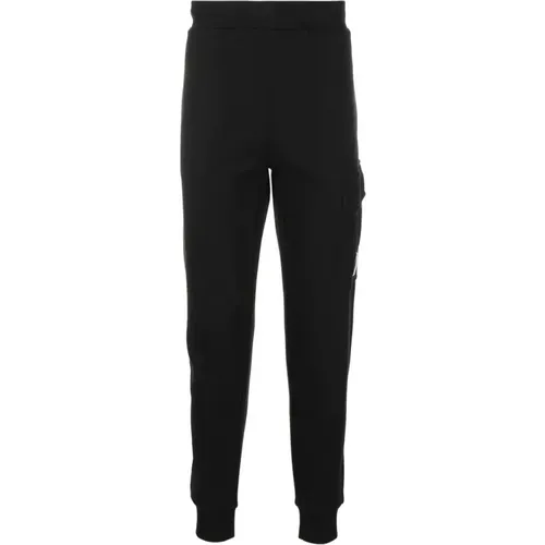 Ultimative Komfort-Sweatpants mit ikonischem Detail , Herren, Größe: S - C.P. Company - Modalova