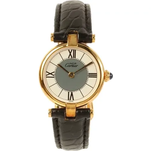 Pre-owned Metal watches , female, Sizes: ONE SIZE - Cartier Vintage - Modalova