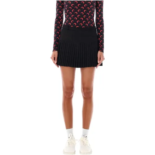 Diamond Mini Skirt Aw24 , female, Sizes: S - Marine Serre - Modalova