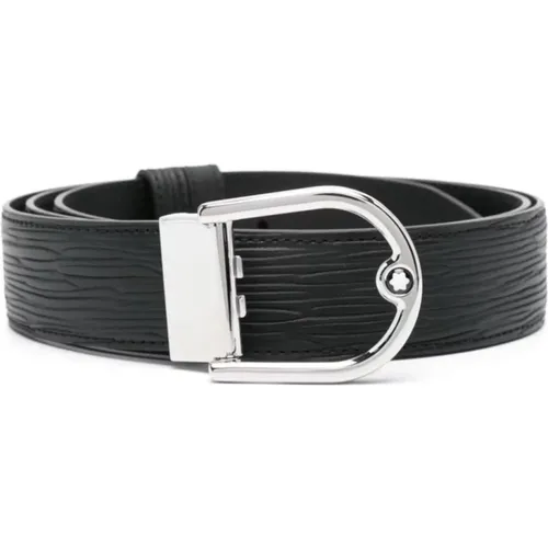 Leather Belts , male, Sizes: ONE SIZE - Montblanc - Modalova