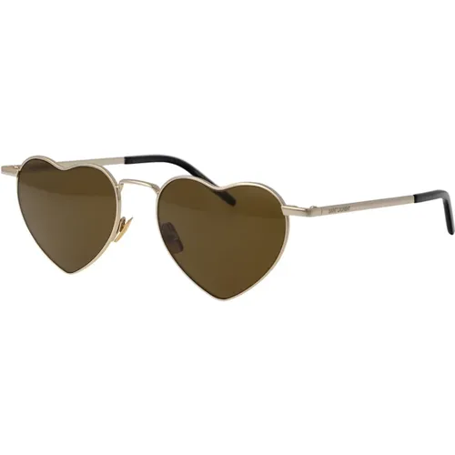 Schicke Sonnenbrille SL 301 Loulou , unisex, Größe: 52 MM - Saint Laurent - Modalova