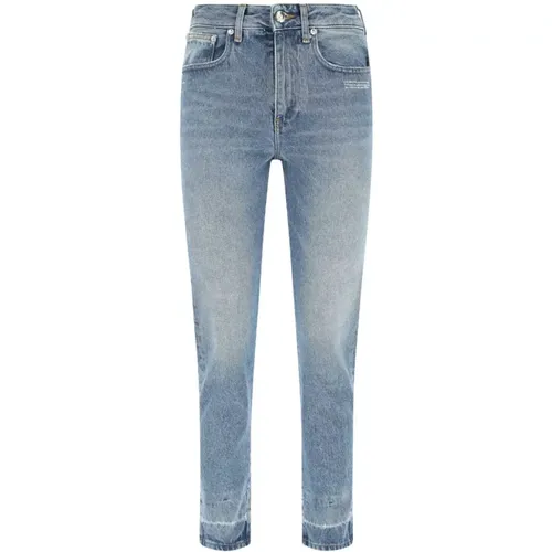 Slim-fit Jeans , Damen, Größe: W27 - Off White - Modalova