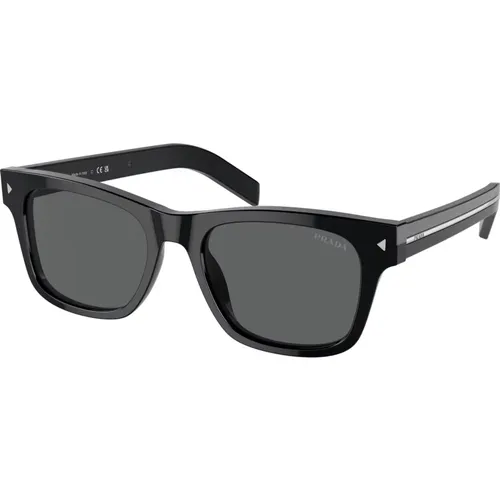 Grey Sunglasses A17S Style , male, Sizes: 54 MM - Prada - Modalova