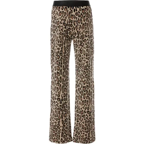 Wide Velvet Slip-On Pants Welby , female, Sizes: M - Marc Cain - Modalova