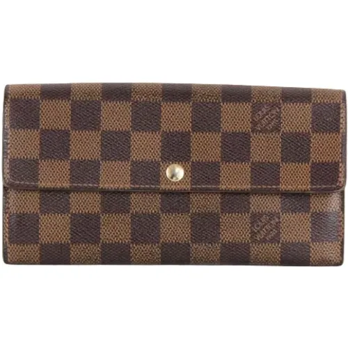 Pre-owned Canvas wallets , female, Sizes: ONE SIZE - Louis Vuitton Vintage - Modalova