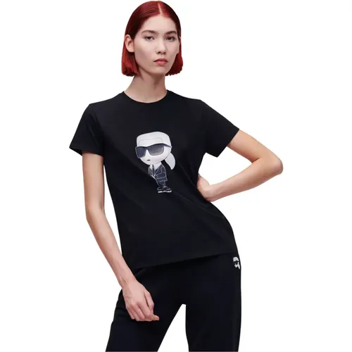 T-Shirt , Damen, Größe: M - Karl Lagerfeld - Modalova