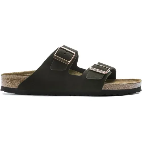 Arizona Mocca Sandals , male, Sizes: 10 UK, 9 UK, 11 UK - Birkenstock - Modalova