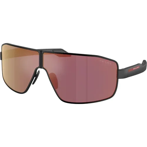 Stylische Sonnenbrille Linea Rossa , Herren, Größe: ONE Size - Prada - Modalova