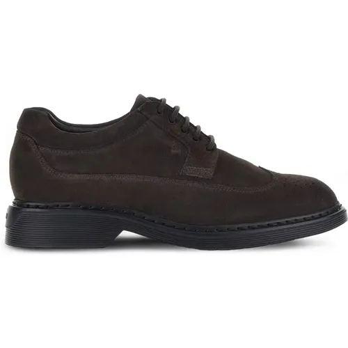 Lace-up Shoes , male, Sizes: 9 UK, 8 UK, 6 UK, 9 1/2 UK, 10 1/2 UK, 5 1/2 UK, 7 UK, 8 1/2 UK, 7 1/2 UK, 6 1/2 UK, 10 UK, 5 UK, 11 UK - Hogan - Modalova