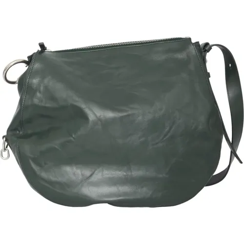 Crinkled Calfskin Shoulder Bag , female, Sizes: ONE SIZE - Burberry - Modalova