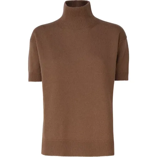 Turtleneck Sweater Short Sleeves , female, Sizes: M - Max Mara - Modalova