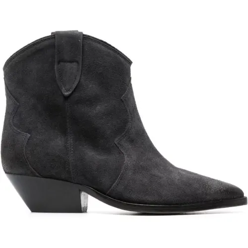 Schwarze Ankle Boots mit kubanischem Absatz , Damen, Größe: 36 EU - Isabel marant - Modalova