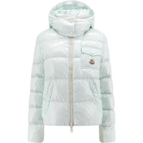 Quilted Nylon Jacket with Removable Hood , female, Sizes: XS - Moncler - Modalova