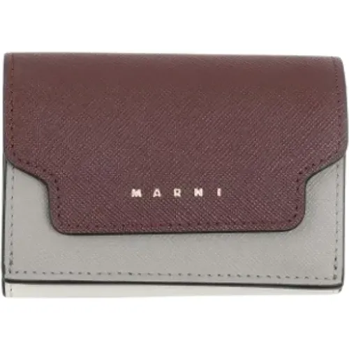 Pre-owned Leather wallets , female, Sizes: ONE SIZE - Marni Pre-owned - Modalova