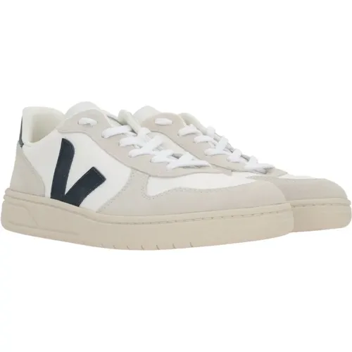 Low-Top B-Mesh Sneakers with Suede Inserts , male, Sizes: 6 UK, 7 UK - Veja - Modalova