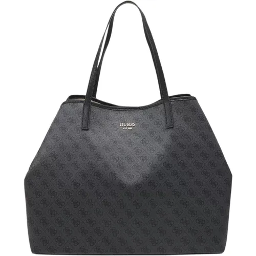 Vikky Tote Bag in Coal , female, Sizes: ONE SIZE - Guess - Modalova