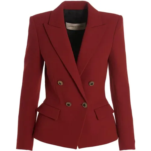 Double-Breasted Wool Blazer Jacket , female, Sizes: M - Alexandre Vauthier - Modalova