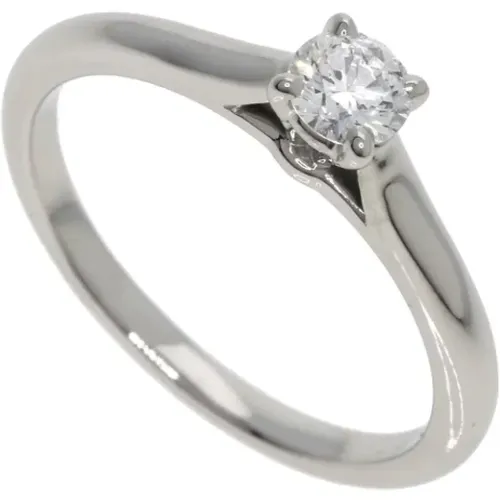 Pre-owned Platinum rings , female, Sizes: ONE SIZE - Cartier Vintage - Modalova