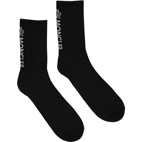 Logo Lange Socken , unisex, Größe: XL - Moncler - Modalova
