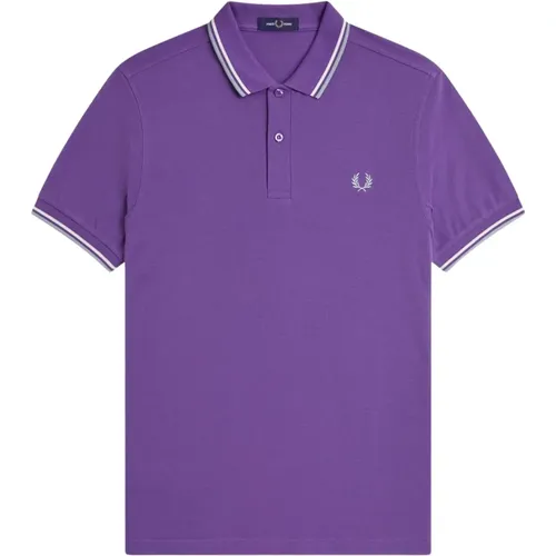 Polo mit Doppelstreifen M3600 , Herren, Größe: S - Fred Perry - Modalova