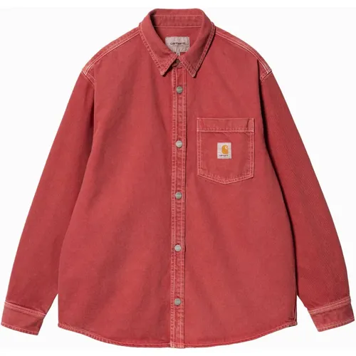 Denim Shirt Jacket Stone Washed , male, Sizes: M - Carhartt WIP - Modalova
