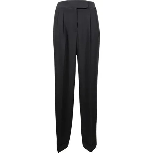 Wide Leg High Waist Trousers , female, Sizes: XS - PESERICO - Modalova