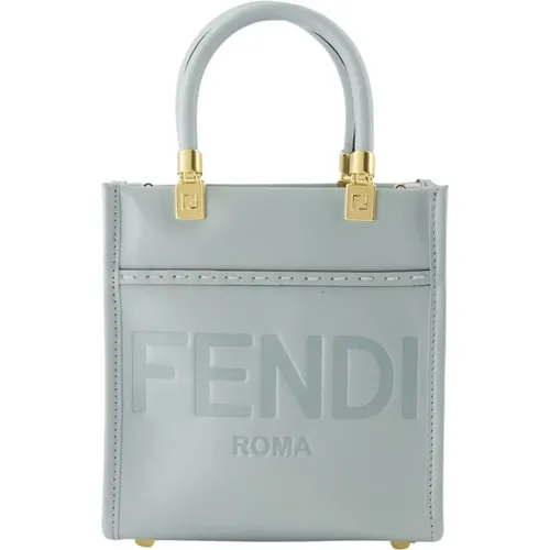 Sunshine Leder Tote Tasche Fendi - Fendi - Modalova