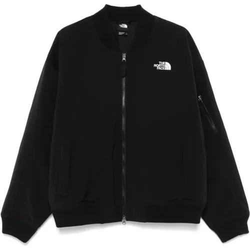 Schwarze Leichte Bomberjacke , Herren, Größe: L - The North Face - Modalova