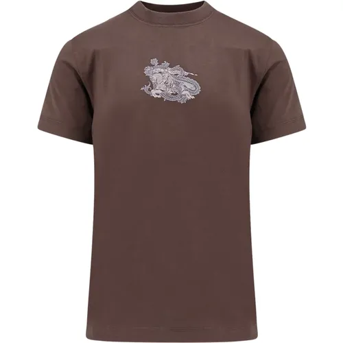 T-Shirt mit Equestrian Knight Design - Burberry - Modalova