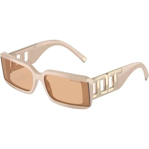 Moderne Matte Sonnenbrille , Damen, Größe: 62 MM - Tiffany - Modalova
