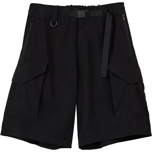 Gewaschene Bermuda Shorts , Herren, Größe: M - Y-3 - Modalova