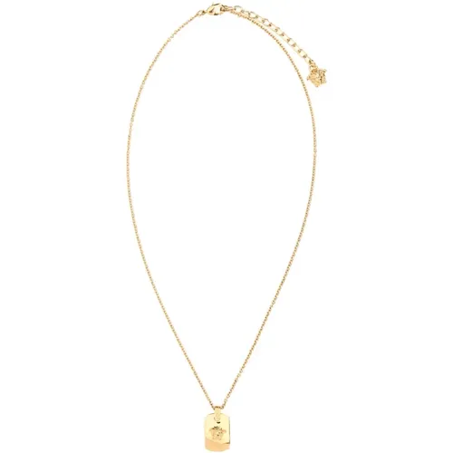 Goldene Medusa Halskette,Goldkette mit Medusa-Anhänger - Versace - Modalova