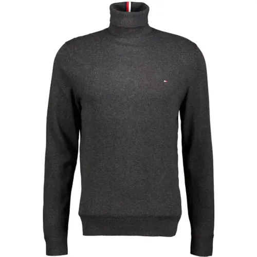 Kaschmir Rollkragenpullover , Herren, Größe: L - Tommy Hilfiger - Modalova