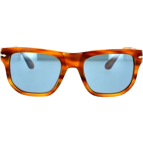 Stylische Sonnenbrille mit blauer Linse - Persol - Modalova