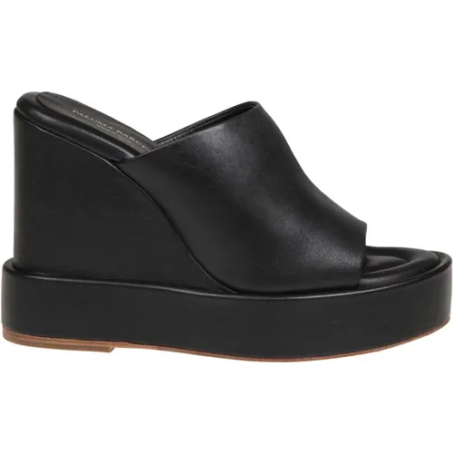 Leather Wedge Sandals , female, Sizes: 5 UK, 4 UK - Paloma Barceló - Modalova