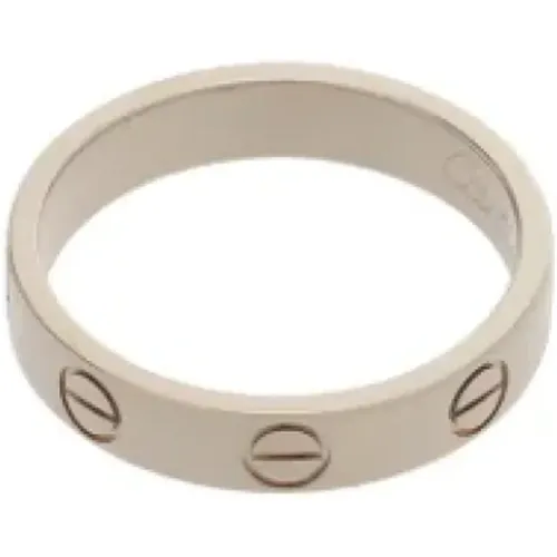 Pre-owned White Gold rings , female, Sizes: ONE SIZE - Cartier Vintage - Modalova