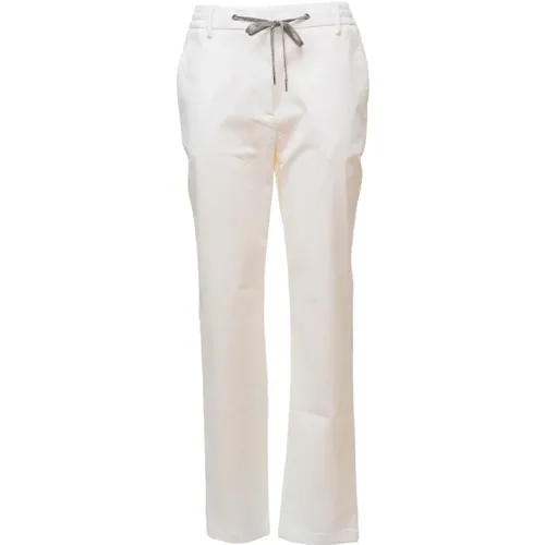 Drawstring Pocket Trousers , female, Sizes: S, XS - Eleventy - Modalova