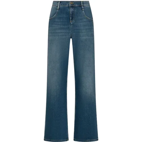 Niedrig sitzende weite Bein Jeans - Cycle - Modalova