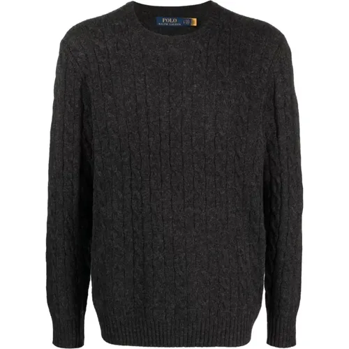 Graue Sweaters für Männer , Herren, Größe: L - Ralph Lauren - Modalova
