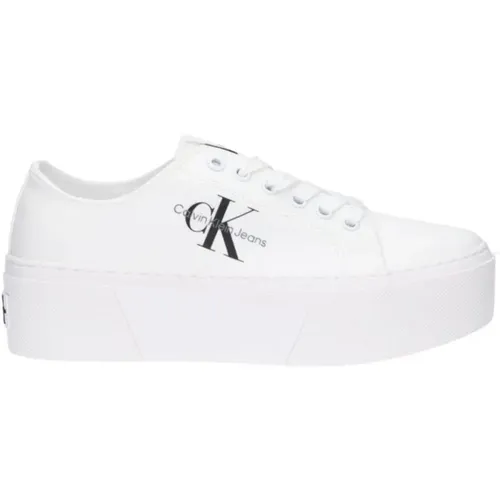 Flatform Cupsole Low Sneakers , female, Sizes: 6 UK, 7 UK - Calvin Klein - Modalova