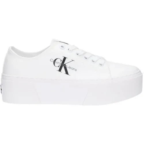 Flatform Cupsole Low Sneakers , female, Sizes: 7 UK - Calvin Klein - Modalova