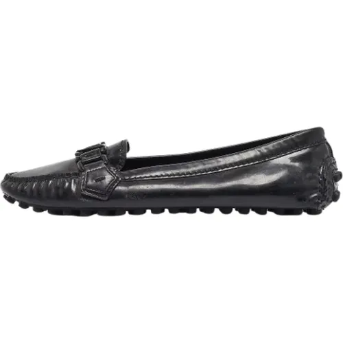 Pre-owned Leather flats , female, Sizes: 3 1/2 UK - Louis Vuitton Vintage - Modalova