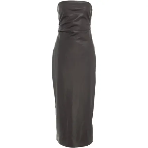 Eco Leather Dress Aw24 , female, Sizes: S, XS, M - Gender - Modalova