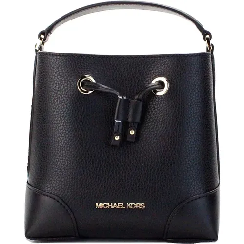 Schwarze Bucket Crossbody Tasche mit Zugverschluss Handtasche - Michael Kors - Modalova