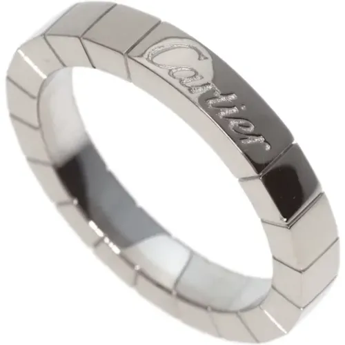 Pre-owned White Gold rings , female, Sizes: ONE SIZE - Cartier Vintage - Modalova