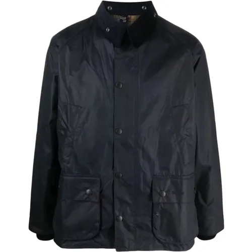 Blaue Bedale Hemdjacke , Herren, Größe: 2XL - Barbour - Modalova