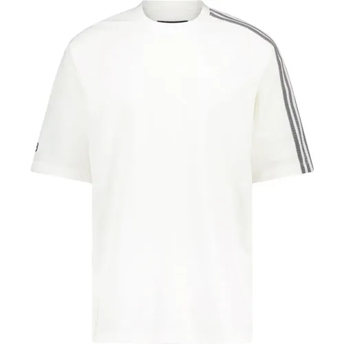 Logo Streifen T-Shirt , Herren, Größe: M - Y-3 - Modalova