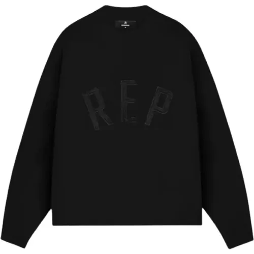 Bestickter Pullover - Schwarz - REPRESENT - Modalova