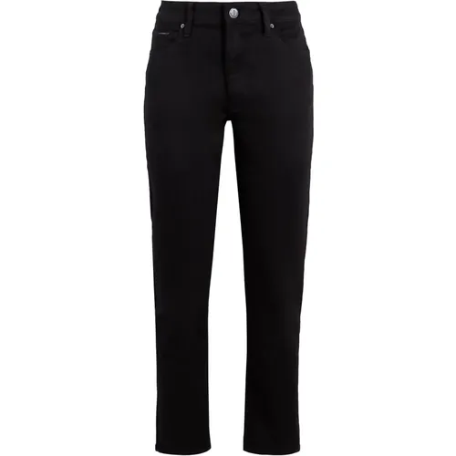 Straight-Leg-Jeans mit Rücken-Logolabel , Damen, Größe: W29 - Calvin Klein - Modalova